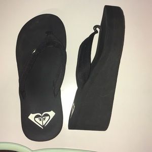 Wedge flip flops